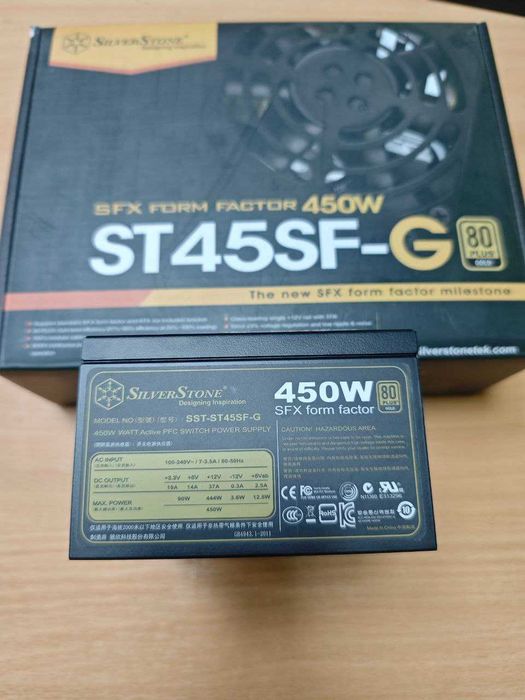 Блок живлення SilverStone ST45SF-G 450W SFX 80+ Gold модульний