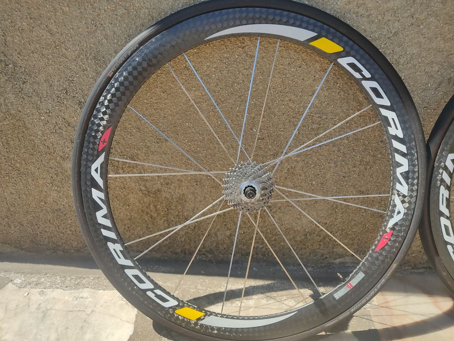 Rodas corima originais em carbon