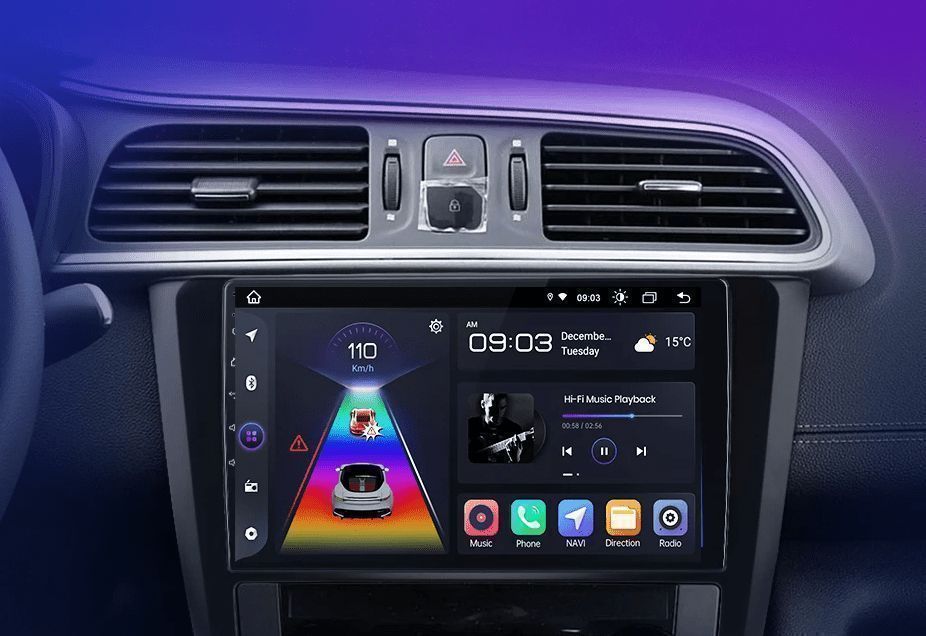 Radio Android 9” CarPlay Android Auto – Renault Kadjar 2015–2019 PL