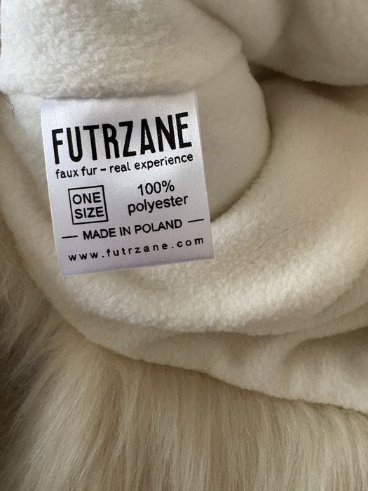 Czapka futrzana biała