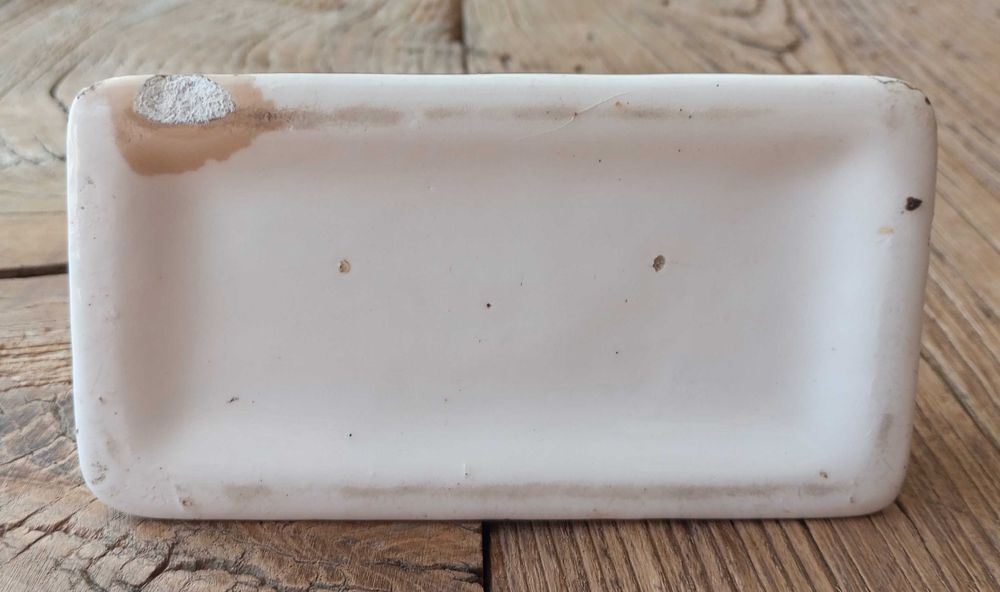 Antigo paliteiro Esfinge loiça de pó de pedra da Fábrica de Sacavém