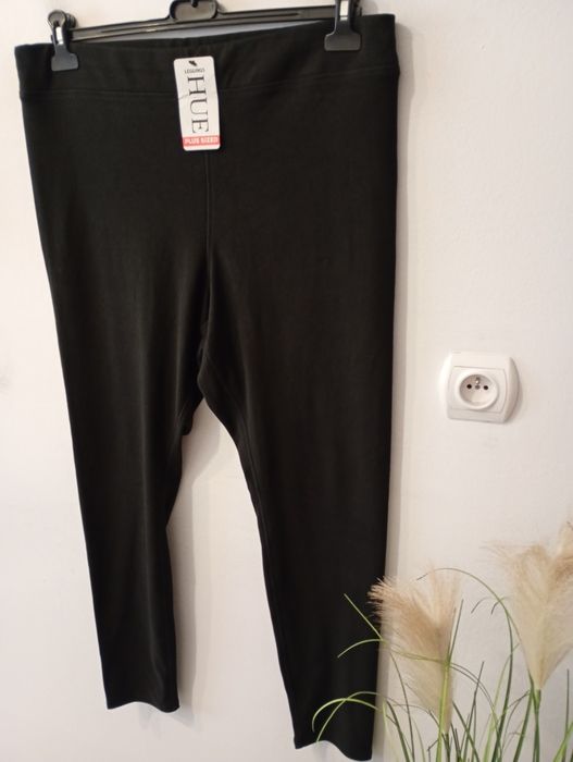 Ocieplane legginsy polarowe wysoki stan rozmiar 48 Hue