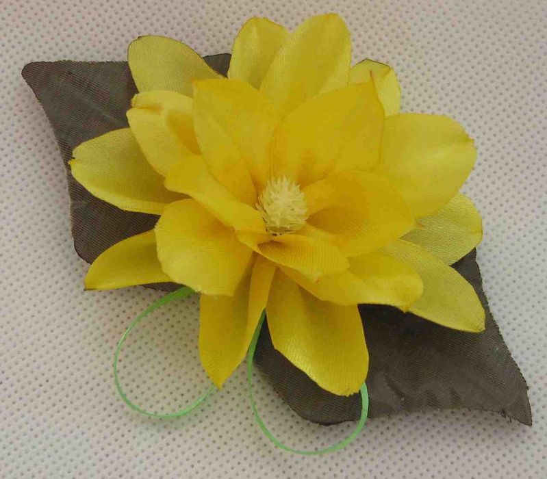 Kwiatki wstążki kanzashi