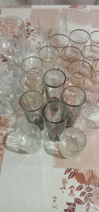 Стаканы бакалы рюмочки
