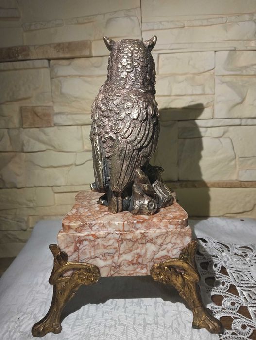 figurka sowa antyczna