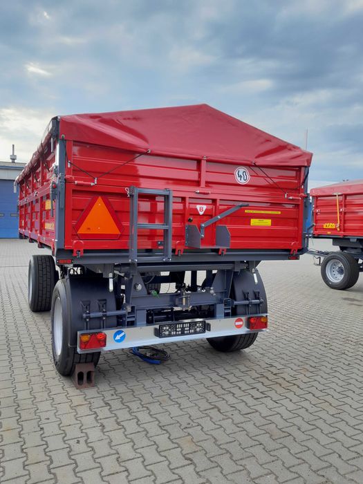 Przyczepa rolnicza IFA HL HW 8011 - 3 strony wywrot - 8 ton - Idealna