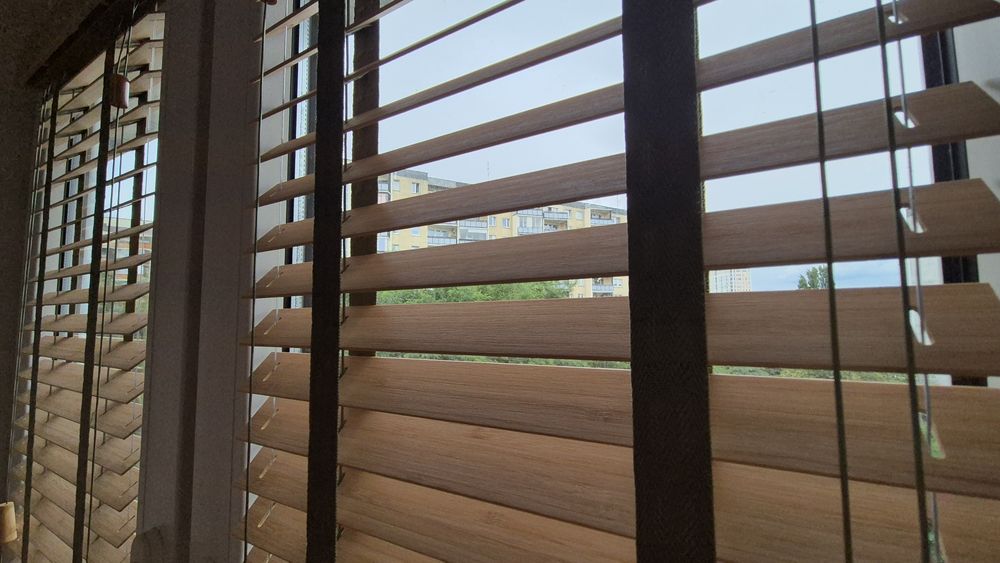 Żaluzje DREWNIANE BAMBUSOWE 50MM 35mm  Na Wymiar