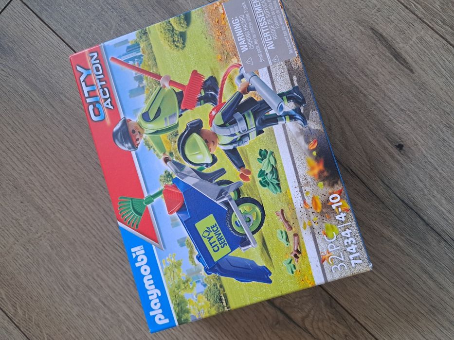 Zeataw figurek Playmobil nr 71434 nowy ekipa sprzątająca na ulicy