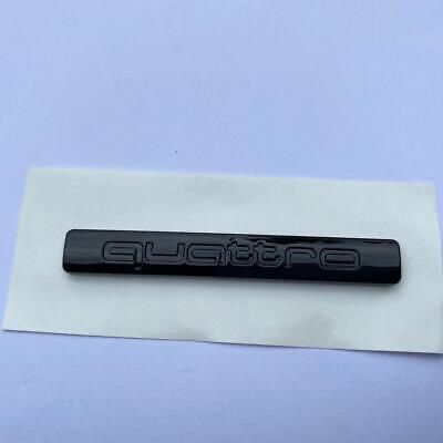 Emblematy Audi Czarny Połysk Znaczki A1 A3 A4 A5 A6 A7 Q3 Q5 Q7 S Line