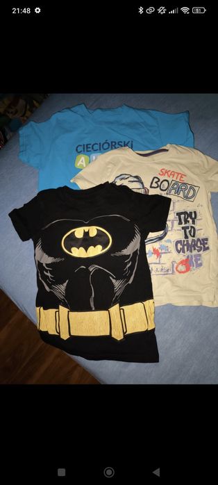 Koszulki 122 trzy pak