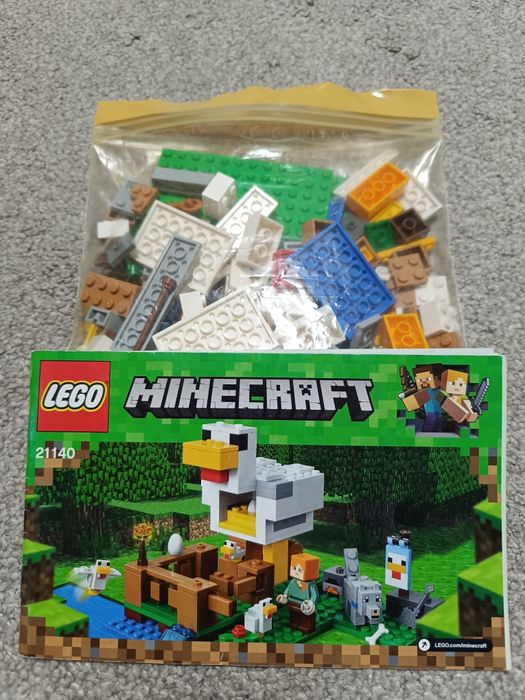 Zestaw LEGO 21140 Minecraft Kurnik Września •