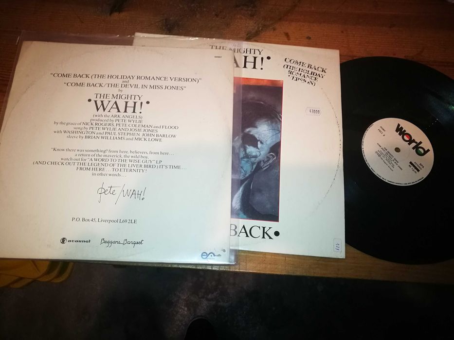 THE MIGHTY WAH (New Wave) - Come Back MAXI