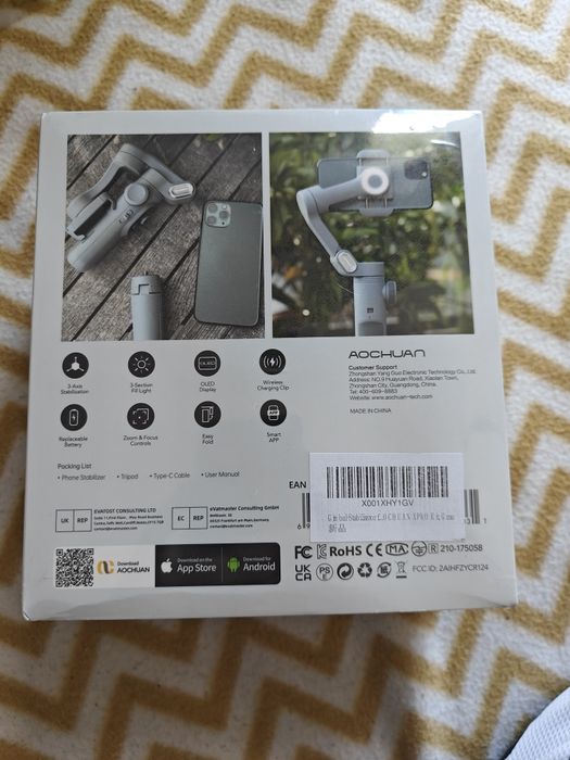 Gimbal 3 osiowy Aochuan Smart X Pro stabilizator elektroniczny