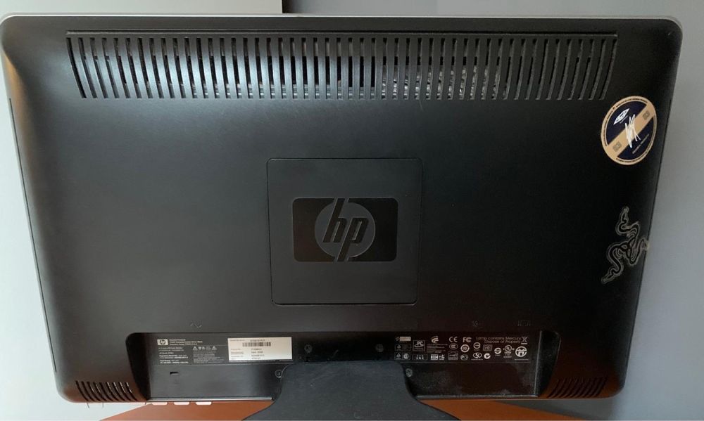 Monitor LCD HP 2159v diagonal de 21,5 polegadas