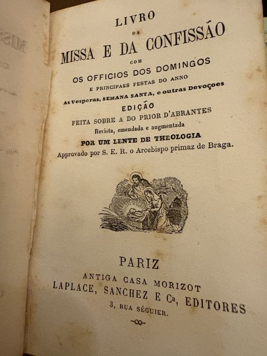 Livro oracao muito antigo