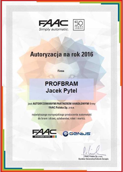 naprawa-serwis-montaż -BRAM i NAPĘDÓW- Nice FAAC Came Wiśniowski Hato