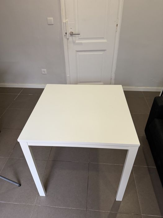 Mesa de apoio cozinha branca