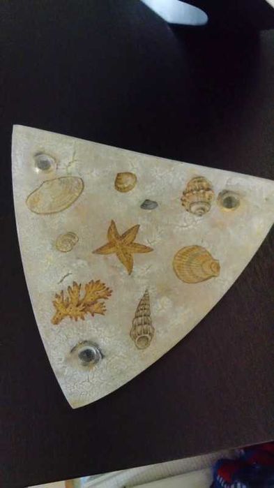 Prato decorativo pintado à mão