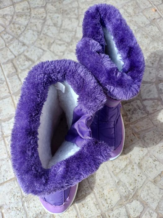 Botas para a neve, tamanho 27, menina