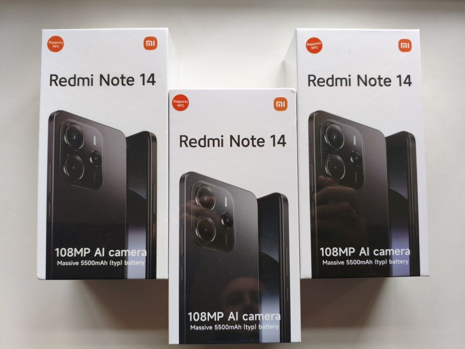 Redmi note 14 8*256NFC Purple Global Version New з Адаптером 33W
