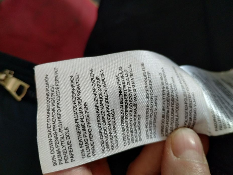 Kurtka zimowa puchowa C&A dla dziewczynki 152