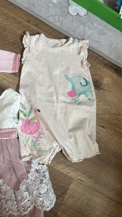 Лот дитячого одягу 6-12 міс святкова сукня на 12 міс, 1 рік пісочник