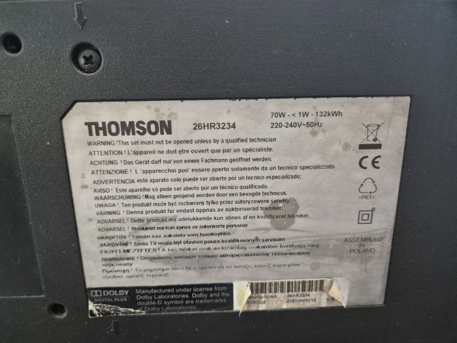 Telewizor  Thomson  32 cale