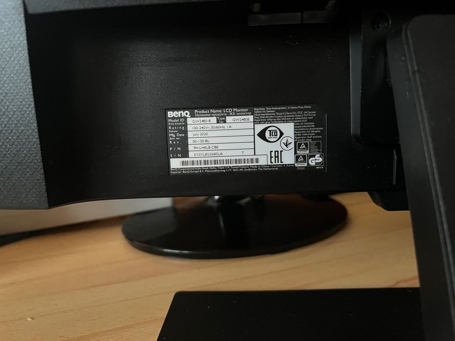 Monitor LCD BenQ GW2480-B rozbity