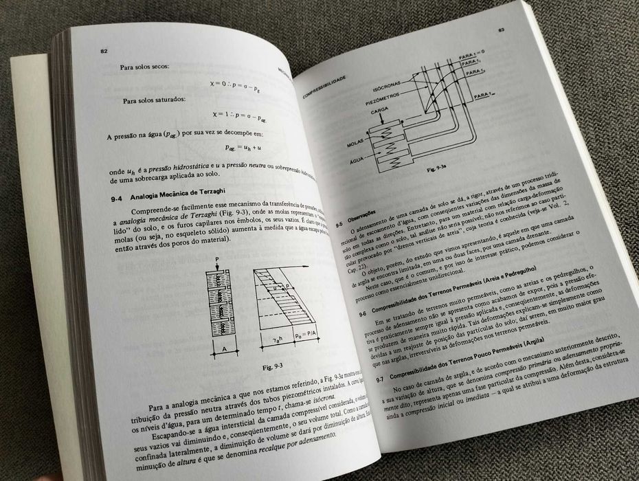 Livro "Mecânica dos solos e suas aplicações" de Homero pinto Caputo