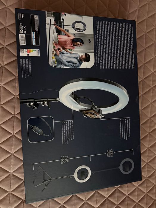 Lampa Ring Selfie Pro nowa  bez metki jeszcze nierozpakowana do 180 cm