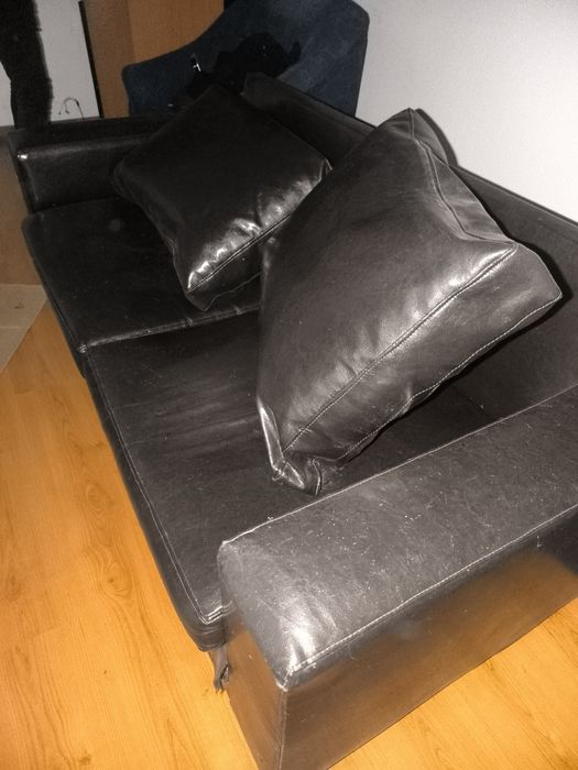 Sofá Pele / sofá cama