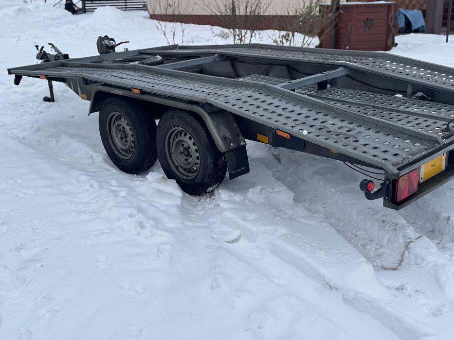 Wynajem Przyczepa Laweta Niewiadów BR 2 DMC 2500 Ladowność 1950