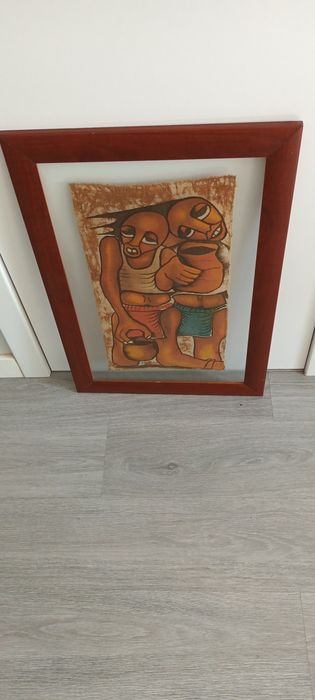 Quadros originais arte Moçambicana em perfeito estado de conservação