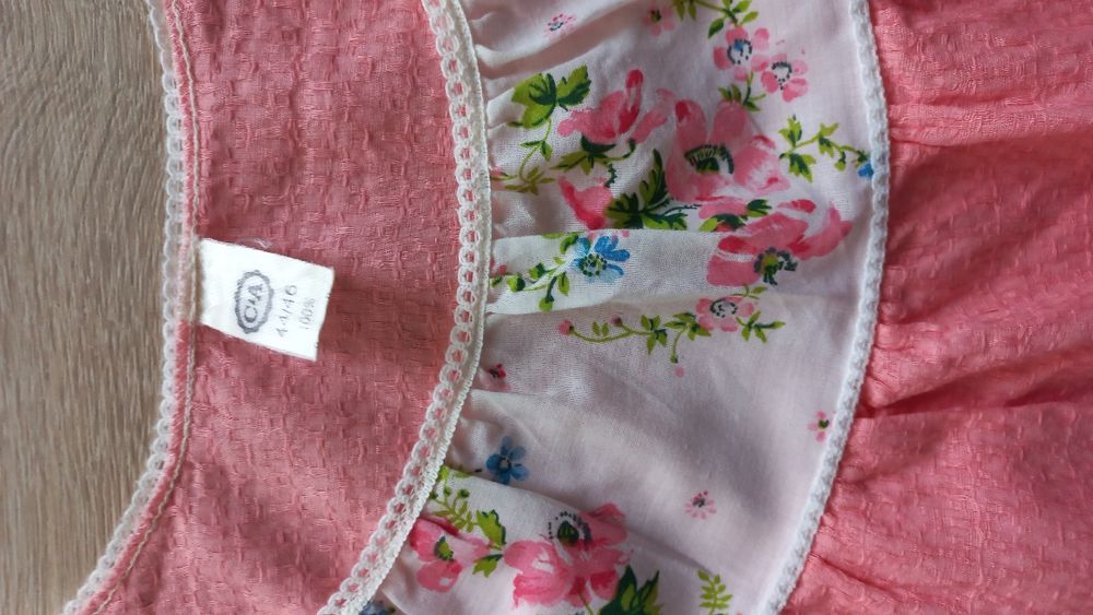 44/46 100 % bawełny, koszula nocna, kwiaty