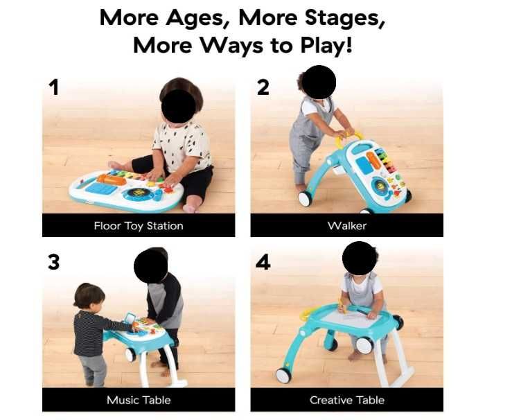 Andador e mesa de atividades