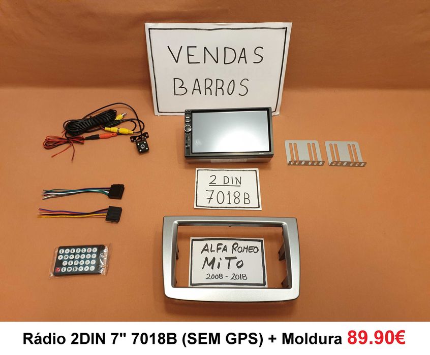(NOVO) Rádio 2DIN • Alfa Romeo • MiTo • 147 • GT • Android [4+64GB]