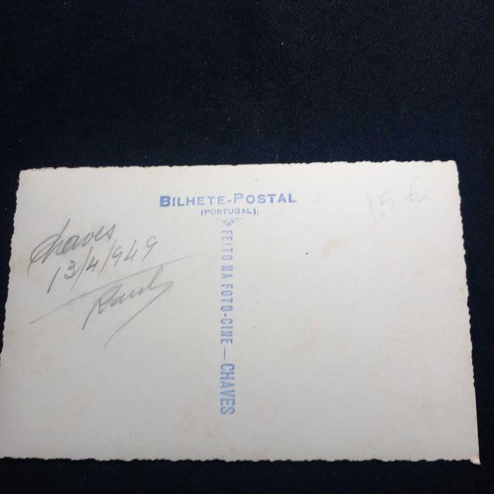 Postal ilustrado de Chaves