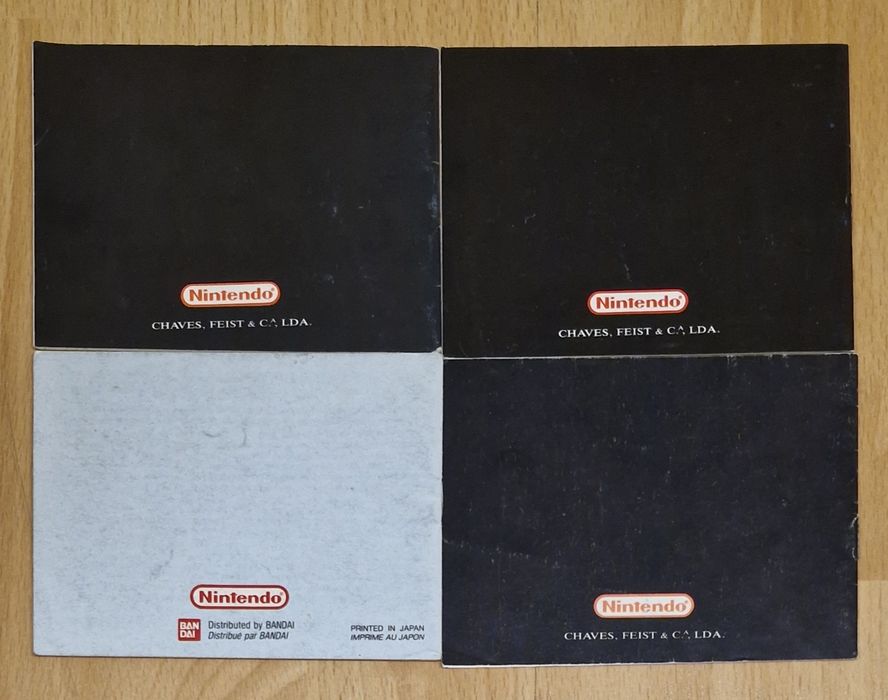 Nintendo - Game Boy - Manuais