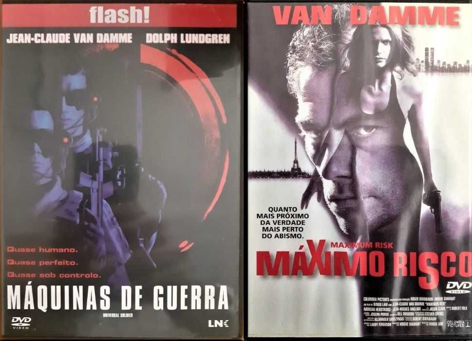 Van Damme - 16 DVDs - Raros - Muito Bom Estado