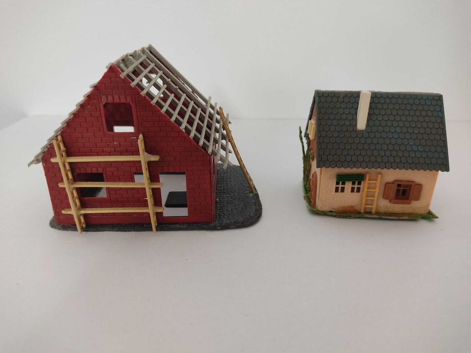 2 casas para decoração de maquetes escala H0