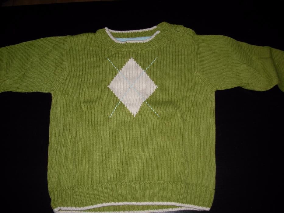 Camisola Zara verde + Calções harry potter 5/6 anos