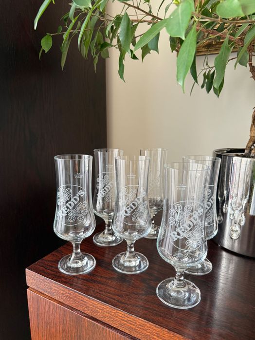 Kolekcjonerskie szklaneczki - pucharki - pokale / NOWE / 6 sztuk