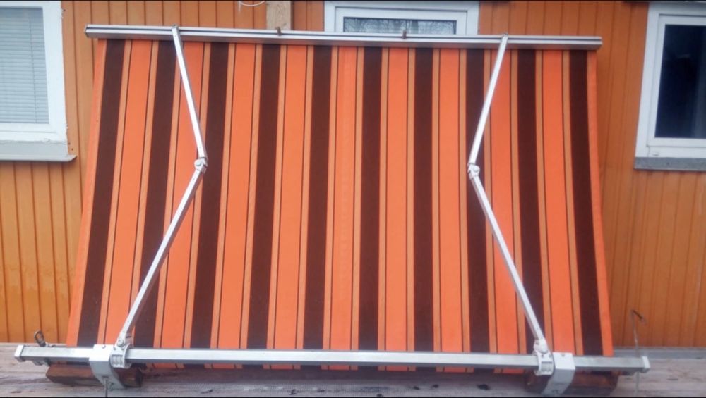 Markiza tarasowa balkonowa recznie zwijana