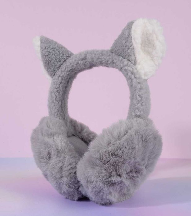 Навушники хутряні з вушками