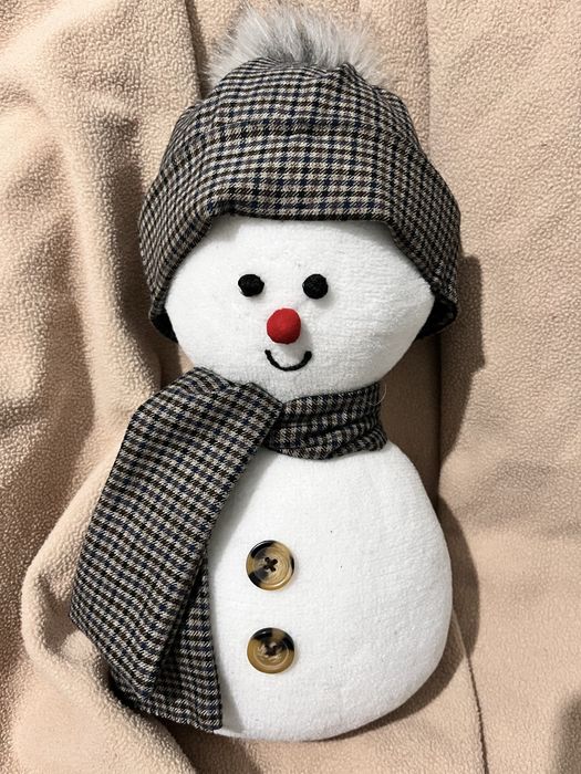 Świąteczny zimowy Pluszowy bałwanek