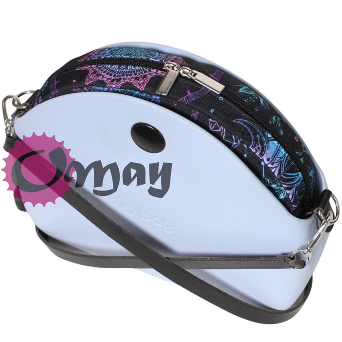 Czarny organizer do OBAG MOON LIGHT łapacze kolorowe 2 kieszenie OMAY