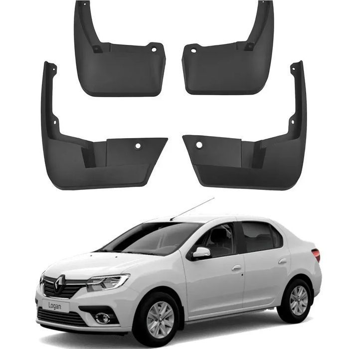Бризковики Renault/Dacia Logan 2 Седан 2013-2021, (4шт.) Benke