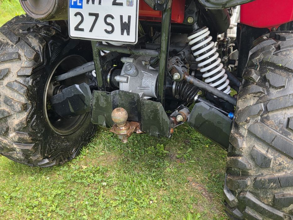 Quad Sym Raider 600 ,4x4,Pług, zarejestrowany