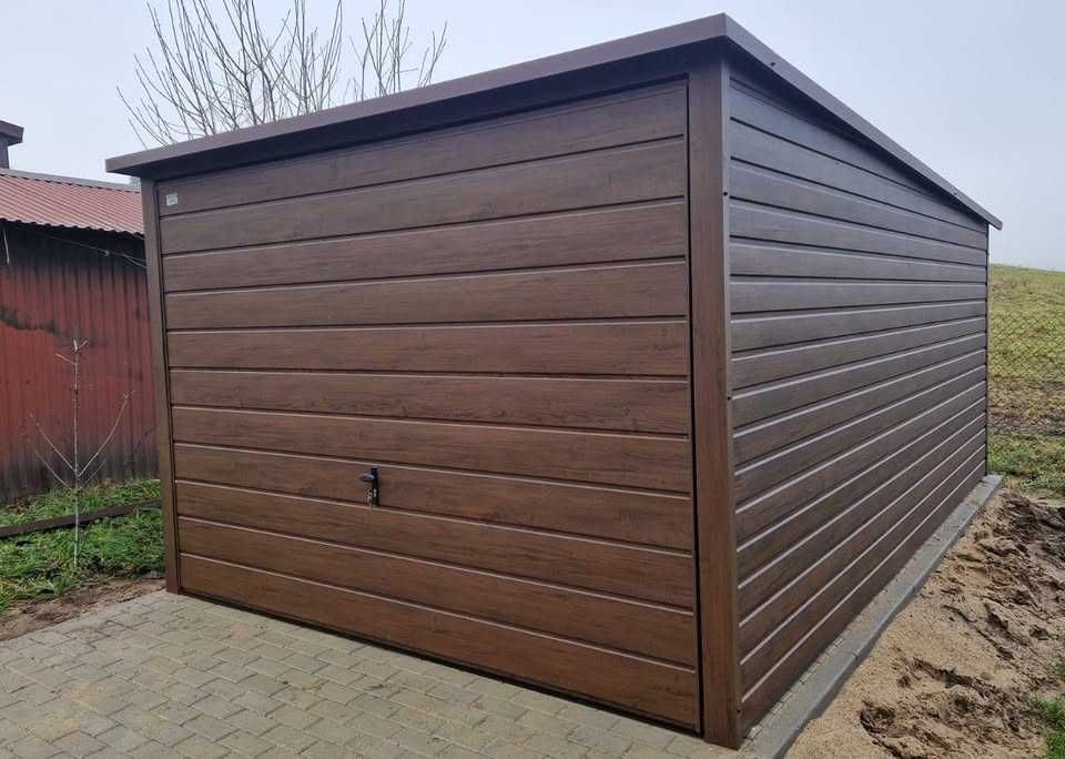 Garaż blaszany PREMIUM 3x6 inne wymiary Dostawa cała Polska Schowek