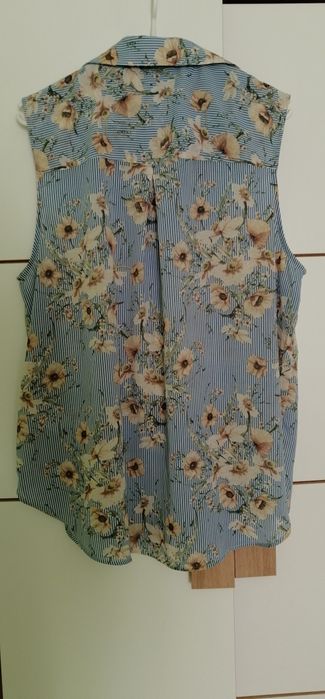 Letnia bluzka z kontrafałdą. R. 46.